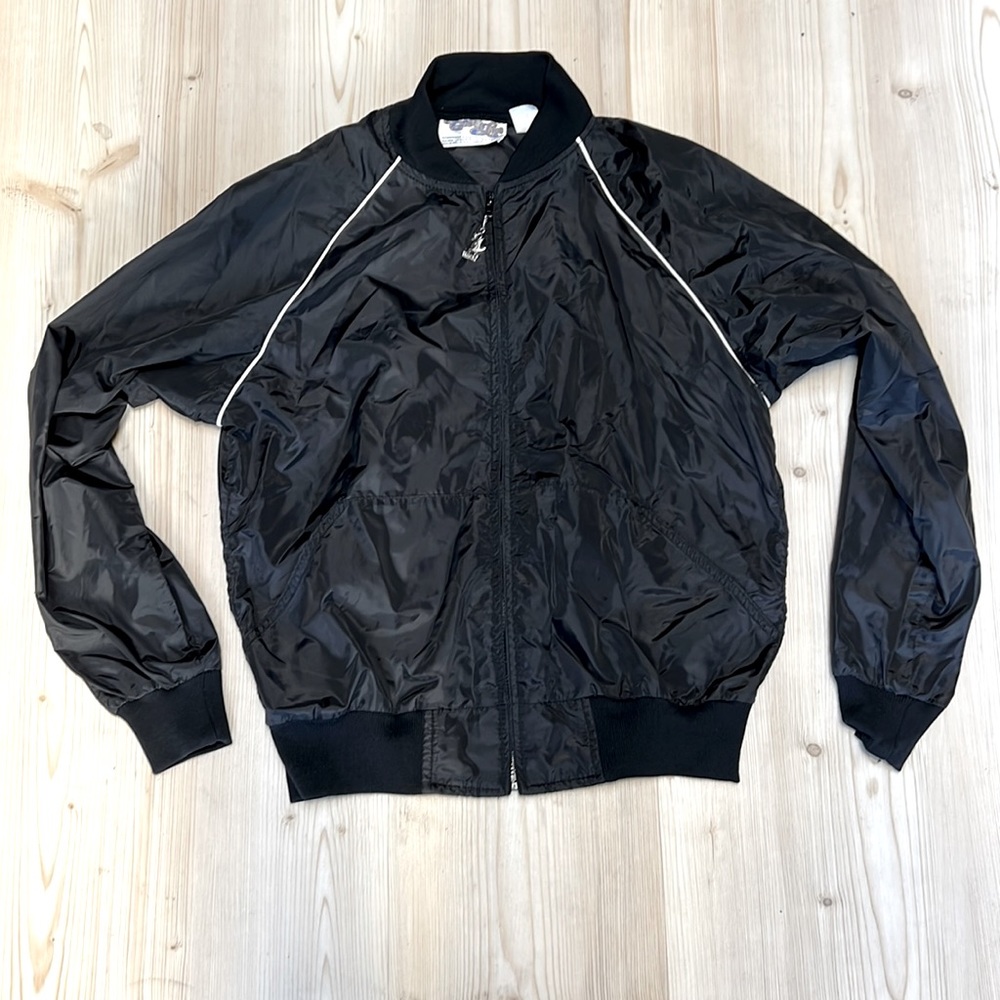 Comfy Lites Black Windbreaker Jacket